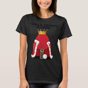 Camiseta Mesa Queen Ping Pong Girls Mesa Tênis