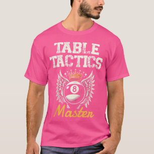 Camiseta Mesa Táticas - Billiard de Piscina Mestre