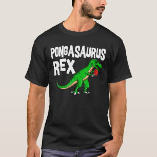 Camiseta Mesa Tênis de Pongasaurus Rex Lover