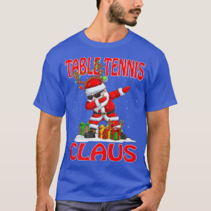 Camiseta Mesa Tênis do Pai Natal de Papai Noel Coincidênci