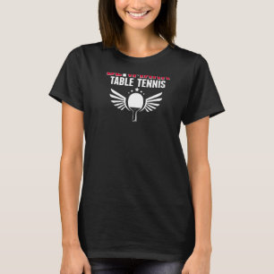 Camiseta Mesa Tenista da Dinamarca   Apoie o Tênis de Mesa 