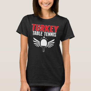 Camiseta Mesa Turca Tênis Ping Pong Team Suppo