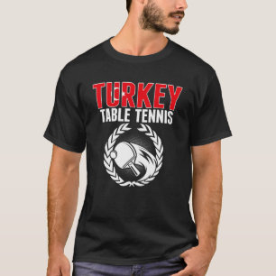 Camiseta Mesa Turca Tênis Ping Pong Team Suppo
