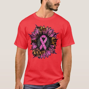 Camiseta Meses de consciência do câncer de mama de Fita Ros