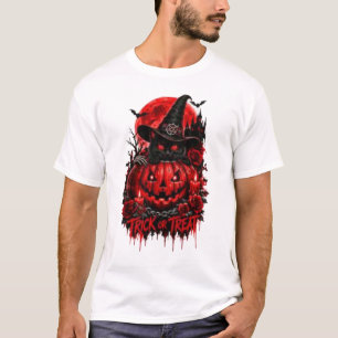 Camiseta Mesma Energia Assustadora Corvo Abóbora Gótico Hal