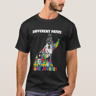 Camiseta Mesma Jornada Mãe Filho Meninos Autistas Conscient