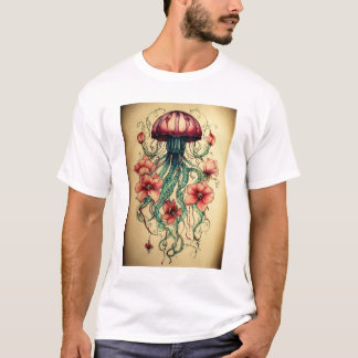 Camiseta "Mesmerização da Design de águas-vivas | Arte Insp