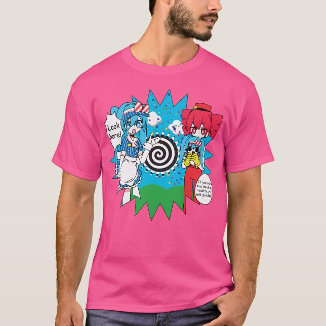 Camiseta Mesmerizer Hatsune Miku E Kasane Teto (Frente)