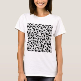 Camiseta Mesmerizing Monochrome Circles