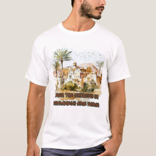 Camiseta Mesmo as Sombras em Marrakech São Quentes Camiset