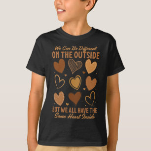 Camiseta Mesmo Coração Dentro do Mês da História Negra Home