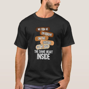 Camiseta Mesmo Coração No Dentro Negro Histórico Mês Blm M