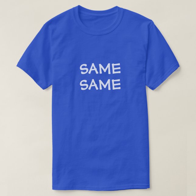 CAMISETA MESMO, MAS DIFERENTE (Frente do Design)