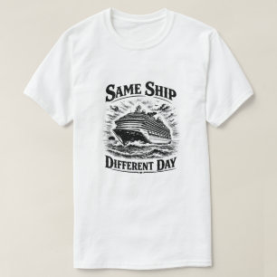 Camiseta Mesmo Navio Dia Diferente