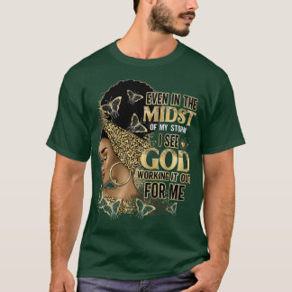 Camiseta Mesmo No Meio Da Minha Tempestade Eu Vejo Deus Tra