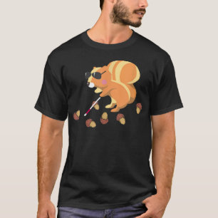 Camiseta Mesmo Um Esquilo Cego Encontra Um