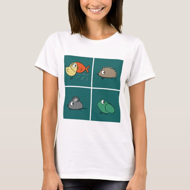 Camiseta Mesmos olhos, formas diferentes (Frente)