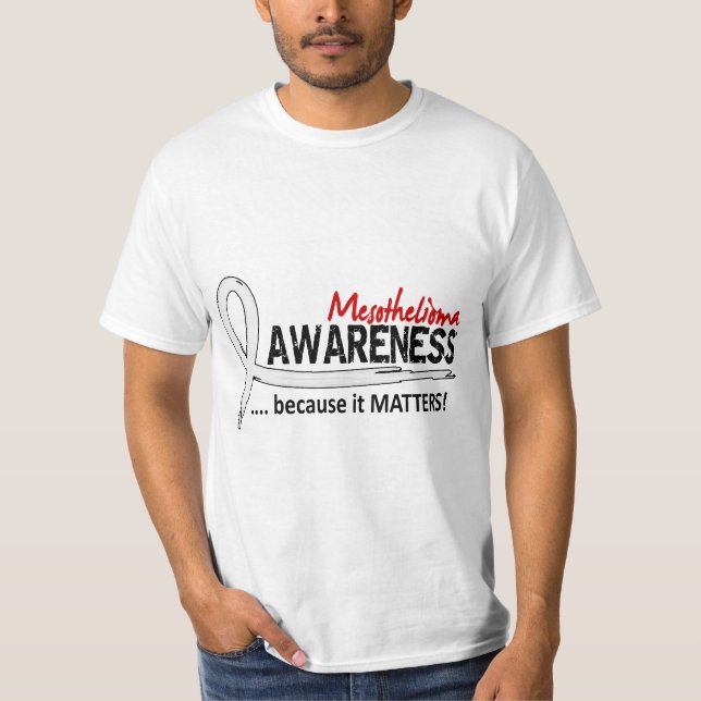 Camiseta Mesotelioma da consciência 2 (Frente)