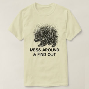 CAMISETA MESS AO REDOR E DESCOBRIR PORCUPINA