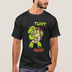 Camiseta Mess Com Um Turt Vai Machucar Tortura Pintada