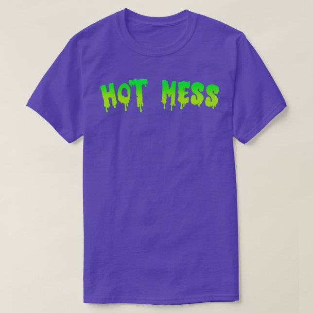 Camiseta Mess quente (Frente do Design)