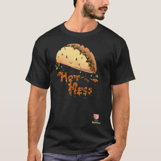 Camiseta Mess quente Um taco que está caindo fora