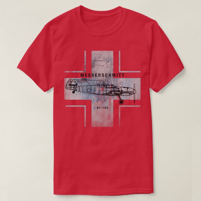 Camiseta Messerschmitt 1 (Frente do Design)