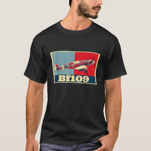 Camiseta Messerschmitt Bf109 Avião Combatente WW2 Ar Alemão