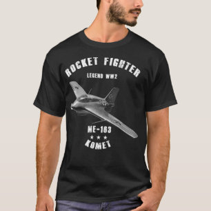 Camiseta Messerschmitt Me 163 Komet Militar Rocket Fighter
