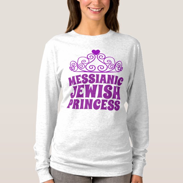 Camiseta MESSIANIC JEWISH PRINCESS Damas T-Shirts (Frente)