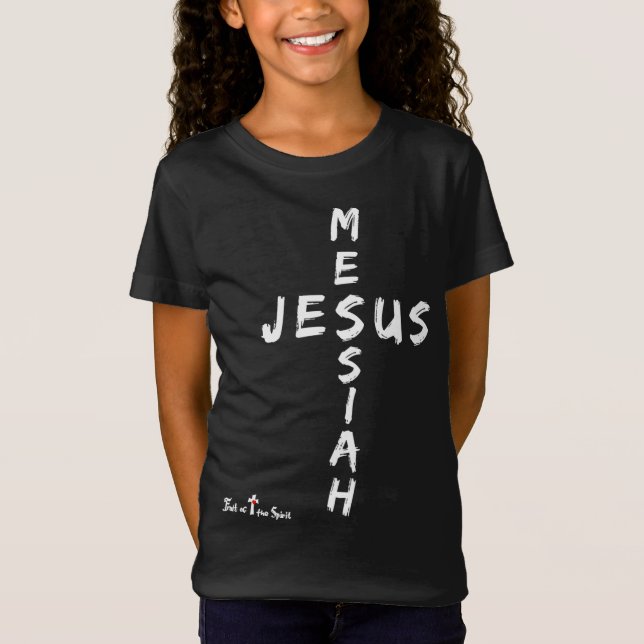 Camiseta Messias Jesus Cruz #Páscoa #Natal Cristão (Frente)