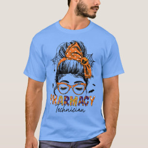 Camiseta Messn Farmacêutico Halloween Pharmacy Tech Healt