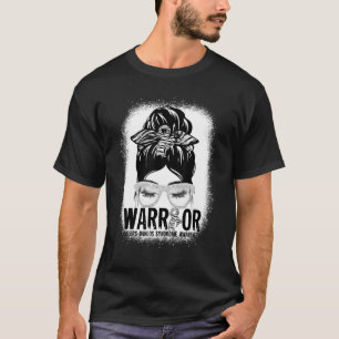 Camiseta Messy Bun Leopard Zebra Ribbon Ehlers Danlos Warri