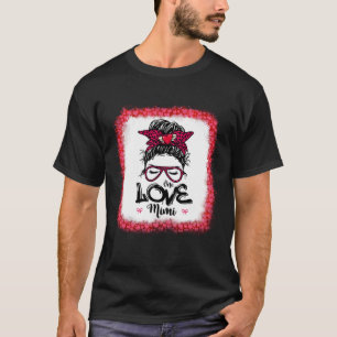 Camiseta Messy Bun One Amava Mãe Mamãe Mulheres Valenti