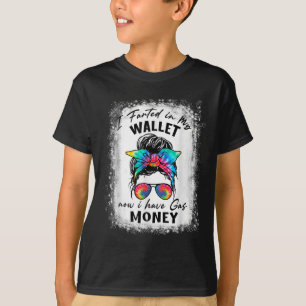 Camiseta Messy Bun Retro Eu Fartei Minha Carteira Agora Ten
