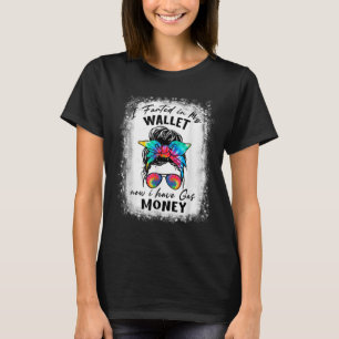 Camiseta Messy Bun Retro Eu Fartei Minha Carteira Agora Ten