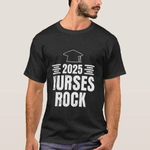 Camiseta Mestrado 2025 NURSES ROCKs Engraçado M SN