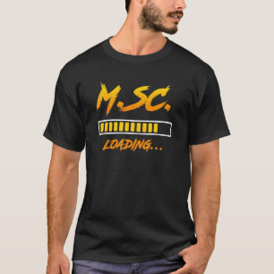 Camiseta Mestrado carregando Mestre em Ciências 2