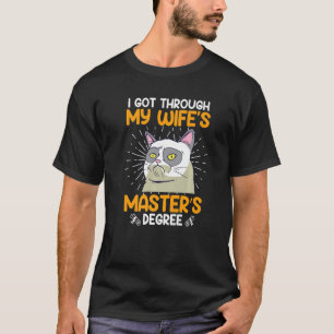 Camiseta Mestrado da minha esposa sobreviveu ao Mestre 2023