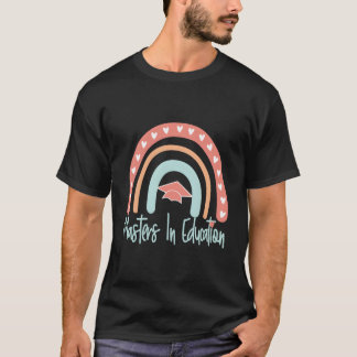Camiseta Mestrado Em Educação Medalha De Graduação