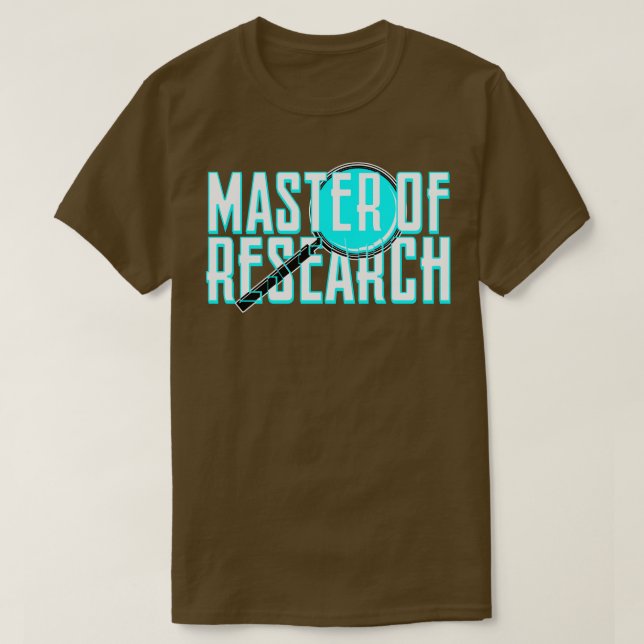 Camiseta Mestrado em Pesquisa (Frente do Design)