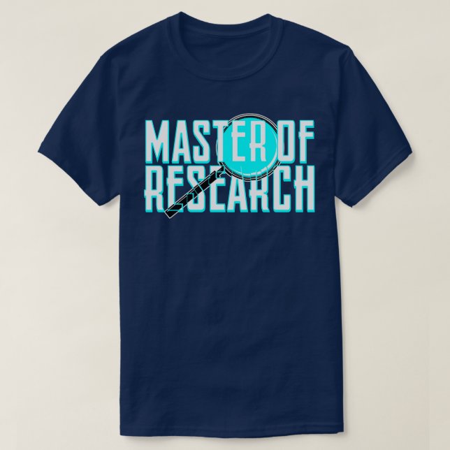 Camiseta Mestrado em Pesquisa (Frente do Design)