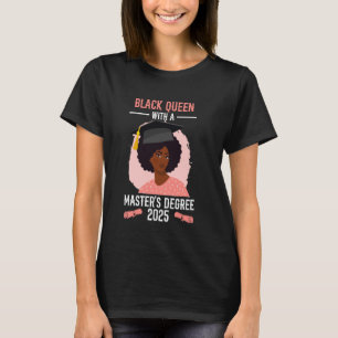 Camiseta Mestrado em RAINHA NEGRA com mestrado 2