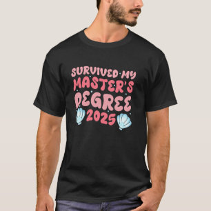Camiseta Mestrado EU SOBREVIVI AO MEU MESTRADO 2025