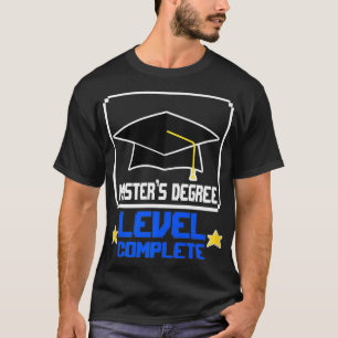 Camiseta Mestrado Graduação Jogo Jogador de Vídeo MSW po