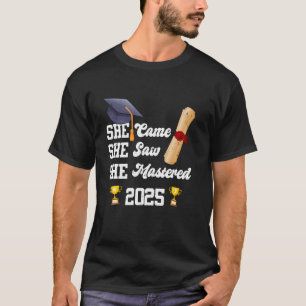 Camiseta Mestrado NELA VEIO VIU APROVOU 2025 Meninas