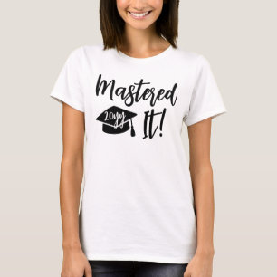 Camiseta Mestrado Personalizado Concluiu o Mestrado