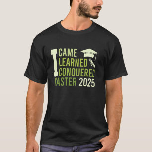 Camiseta Mestrado que eu aprendi que conquistei 2025