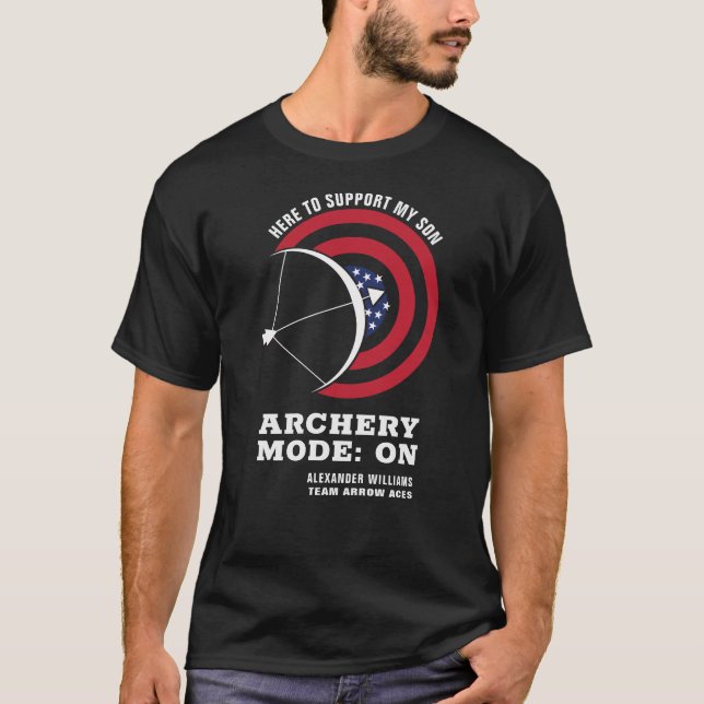 Camiseta Mestrados de Arquiteto do Archery Team Archer para (Frente)