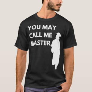 Camiseta mestrados de graduação de mestrado em faculdade de
